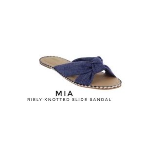 MIA Riely Knotted Slide Sandal
